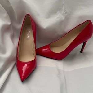 Nine West Bold Red Patent Heels